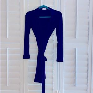 Women’s Calvin Klein purple wrap dress in Size 2